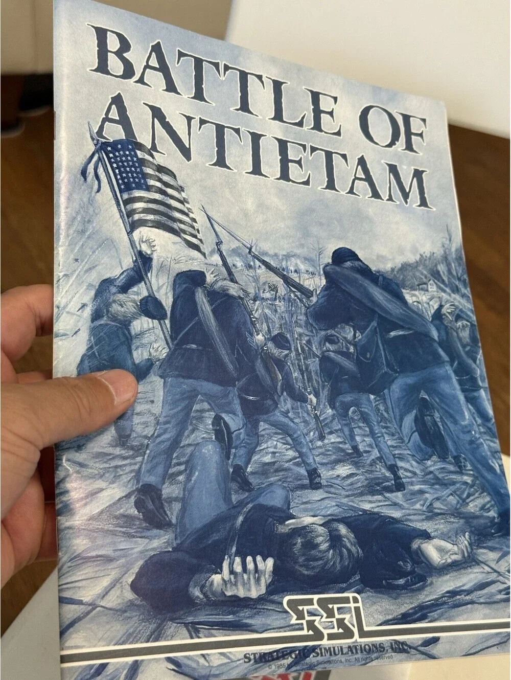 Battle of Antietam Apple II 1985 Strategic Simulations Inc W/manual , Looks Good